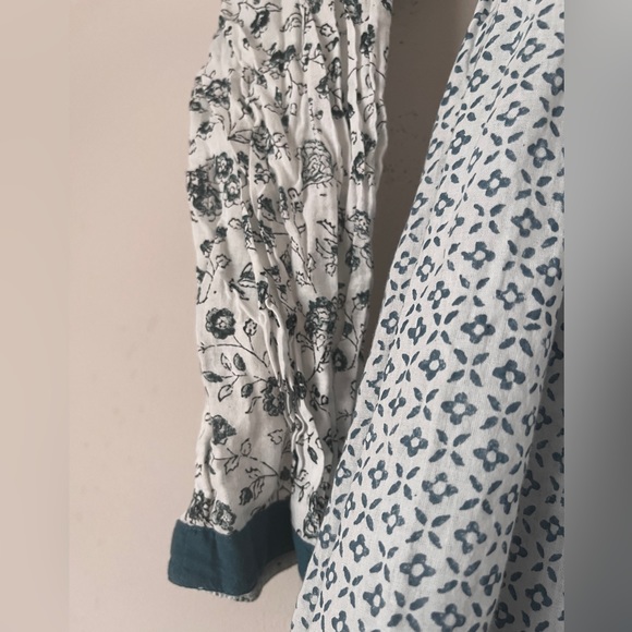 Charlie Joe Palma Blue Print voluminous Maxi Dress - Picture 7 of 11